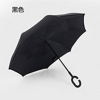 HAGGIS 反向伞双层免持式 雨伞 黑色