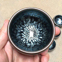 凤朗 天然原矿釉建阳建盏茶杯  8.5*4.5cm
