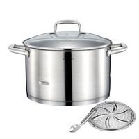 Momscook LY28ST17 304不锈钢单层蒸锅 28cm