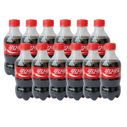 可口可乐 Coca-Cola 汽水饮料 碳酸饮料 300ML*12瓶整箱装 *4件