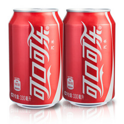 Coca Cola 可口可乐 汽水 330ML 6罐 铝罐装 *2件
