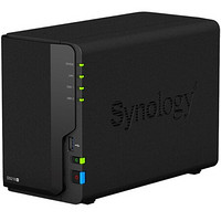 Synology 群晖 DS218+ 2盘位NAS (RTD1296、2GB）