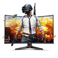 HKC 惠科 TM24G 23.6英寸曲面显示器（1800R、144Hz、1ms）