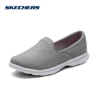 SKECHERS 斯凯奇 Go Step系列 14317 女士休闲鞋 灰色/白色/ 37 