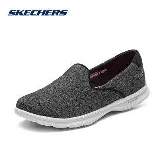 SKECHERS 斯凯奇 Go Step系列 14317 女士休闲鞋  黑色/白色 36 