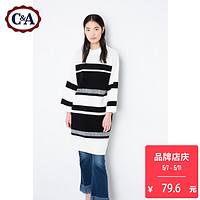 C&A CA200184071-2 女士长款针织衫 S 白色 