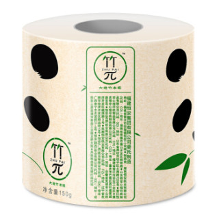 心相印 竹π本色卷纸 3层*150g*24卷