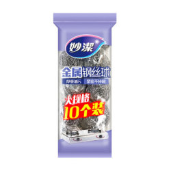 MIAOJIE 妙洁 MHB10-EC 钢丝球 10个装 *4件 +凑单品