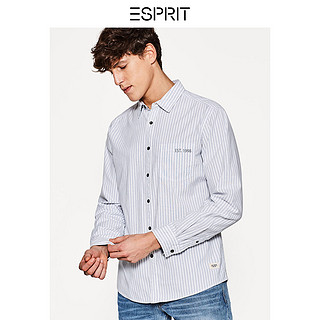 ESPRIT EDC 018CC2F005 男士衬衫 白色 165/84A 