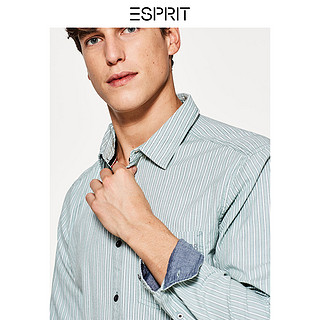 ESPRIT EDC 018CC2F005 男士衬衫 白色 170/88A 