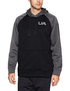 UNDER ARMOUR 安德玛 Storm Fleece Colorblock 男士连帽卫衣 黑色