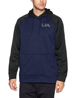 UNDER ARMOUR 安德玛 Storm Fleece Colorblock 男士连帽卫衣 深蓝色