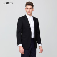 PORTS 宝姿 男士单排扣羊毛西服
