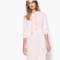 MADEMOISELLE R 天鹅绒连帽连衣裙