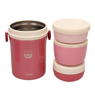 THERMOS 膳魔师 JBC-800 保温饭盒 800ml 粉红色