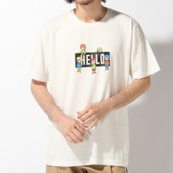 WEGO 我们前进 BROWNY HELLO BOX logo 男士T恤