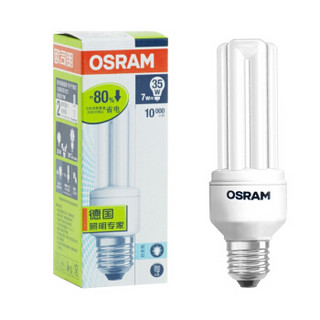 OSRAM 欧司朗 标准型节能灯 E27大口   7W 6500K 
