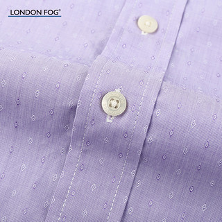 LONDON FOG LS11WH108 男士纯棉薄款宽松短袖衬衫