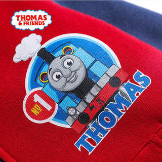 Thomas & Friends 托马斯&朋友 童装 拼接加绒连帽外套