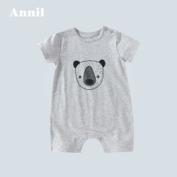 Annil 安奈儿 YB727858 儿童短袖针织连体衣