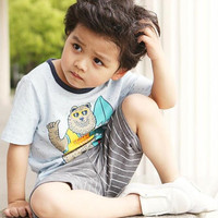 Old Navy 218630 男幼童卡通图案短袖T恤 