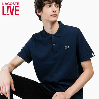 LACOSTE L!VE PH8405L1 男女同款短袖POLO衫 黑色 OL 