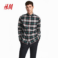 H&M L.O.G.G. HM0503522 男士法兰绒纯棉衬衫