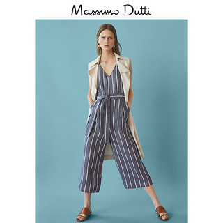 Massimo Dutti 06606949401 女士条纹连体裤 