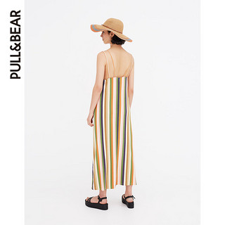 PULL＆BEAR 05393310 宽松条纹吊带连衣裙