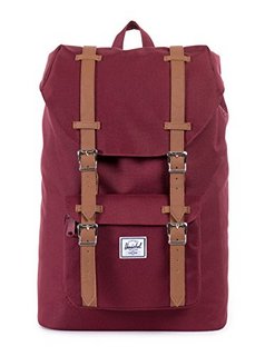 Herschel Supply Co. Little America 中性款双肩背包 暗红色 中号 