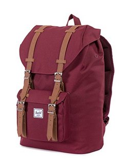 Herschel Supply Co. Little America 中性款双肩背包 暗红色 中号 