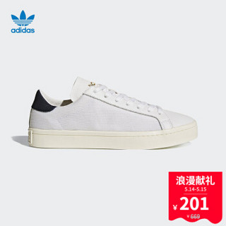 adidas 阿迪达斯 三叶草 男女 COURTVANTAGE 经典鞋 BZ0427 如图 43.5