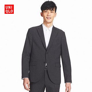 UNIQLO 优衣库 407638  男士弹力茄克 深灰色 165/84A/S 