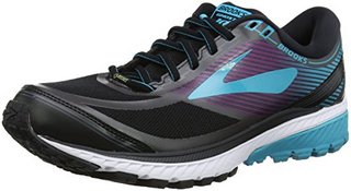 Brooks 布鲁克斯 Ghost 10 GTX 女式跑步鞋  黑/孔雀蓝/蜀葵 US5.5 