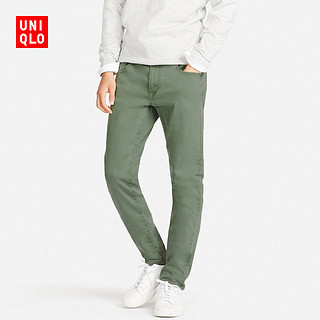 UNIQLO 优衣库 403969 男士弹力紧身长裤 深米色 175/84a 