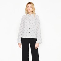 URBAN REVIVO WH34R2BN2003 女士印花衬衫