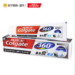 高露洁（Colgate）360含炭牙膏组合装（备长炭120g x4 +适齿炭牙刷3支装） *2件