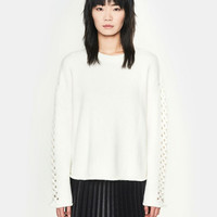 西雅衣家 C&A CA200201990 女士镂空卷边毛衣