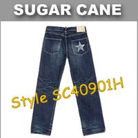 SUGAR CANE LONE STAR SC40901H 男士水洗直筒牛仔裤  W33