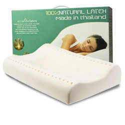 ECOLIFELATEX 乳胶护颈枕 PT3S（平滑低款） *2件 +凑单品