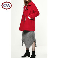 西雅衣家 C&A CA200198991 女款羊毛混纺大衣