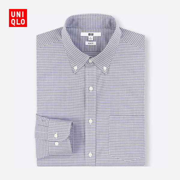 商品uniqlo 优衣库 401826 男士衬衫 深蓝色 s
