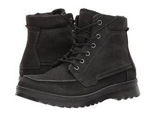 ecco 爱步 Darren Mid Cut 男款真皮中帮靴 black