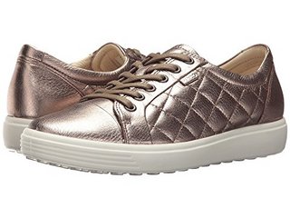 ecco 爱步 SOFT 7 Quilted 女士x系带休闲鞋