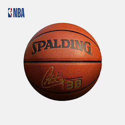 NBA斯伯丁/Spalding 74-645Y PU球星签名系列 库里篮球 SBD0044A