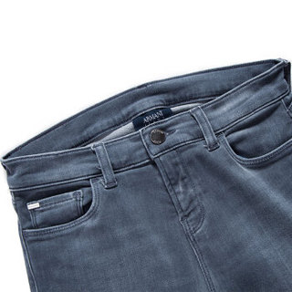 ARMANI JEANS 阿玛尼 3Y5J03-5D10Z-BLUE1500-27 女士水洗休闲牛仔裤 黑色 25 