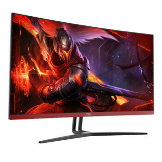 TCL T27M6CG 27英寸 曲面电竞显示器（144Hz、FreeSync、1800R）