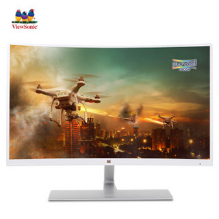 ViewSonic 优派 VX2416 23.6英寸 VA曲面电竞显示器（144Hz、1800R）