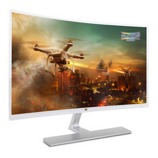 ViewSonic 优派 VX2416 23.6英寸 VA曲面电竞显示器（144Hz、1800R）