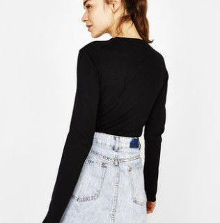 Bershka 巴适卡 01775185800 女士针织衫